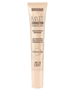 LUXVISAGE Matt Corector Camouflage Tonālais krēms-korektors, tonis 110, Light, 20 g