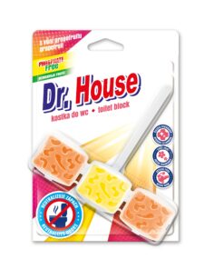 DR.HOUSE Tri Force Grapefruit Блок для туалета, 45 г