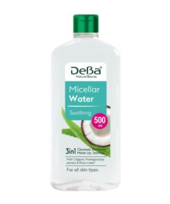 DeBa Natural Beauty Soothing Micelārais ūdens sausai un jutīgai ādai, 500 ml