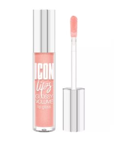 LUXVISAGE Lūpu spīdums ar apjoma efektu Icon Lips Glossy Volume, tonis 502, Creamy Peach