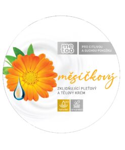 ME TOO Nomierinošs sejas un ķermeņa krēms Kliņģerīte, 200 ml