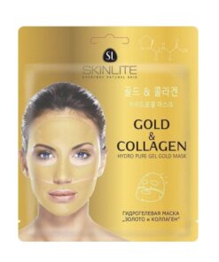 SKINLITE Hidrogelinė kaukė Auksas ir kolagenas, 1 vnt.