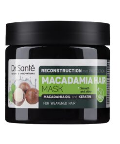 DR. SANTE MACADAMIA HAIR Matu maska Atjaunošana un aizsardzība, 300 ml