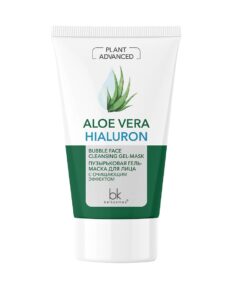 BELKOSMEX Plant Advanced Aloe Vera Želejveida burbuļmaska sejai ar attīrošu efektu, 110 g