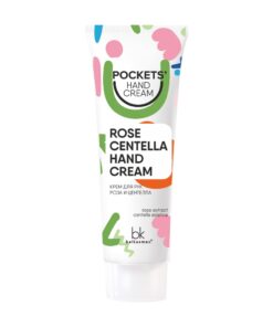 BELKOSMEX Pockets’ Hand Cream Roku krēms Roze un Āzijas centīlija, 30 g