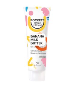 BELKOSMEX Pockets’ Hand Cream Krēms-sviests rokām un nagiem Banāns un piens, 30 g