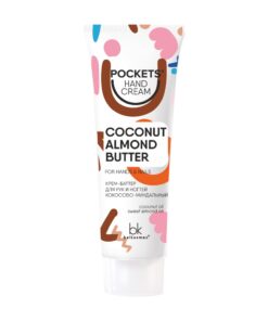 BELKOSMEX Pockets’ Hand Cream Krēms-sviests rokām un nagiem Kokosrieksts un mandele, 30 g