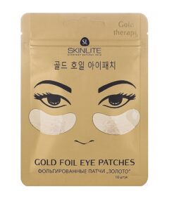 SKINLITE  GOLD Folijos pagalvėlės, 10 vnt