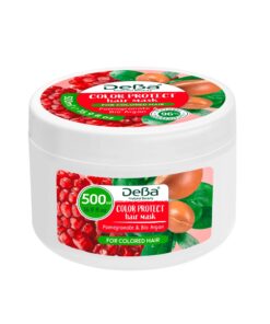 DeBa Natural Beauty Maska krāsotiem matiem ar granātābola ekstraktu un argāneļļu, 500 ml