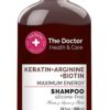 THE DOCTOR HEALTH & CARE Šampūnas Maksimali energija, Keratinas + Argininas + Biotinas, 355 ml