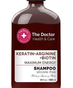 THE DOCTOR HEALTH & CARE Шампунь Максимальная энергия, Кератин + Аргинин + Биотин, 355 мл