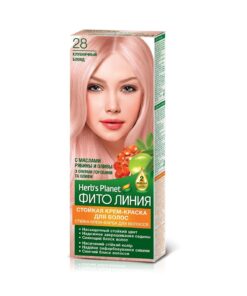 HERB’S PLANET Fito Līnija Noturīga matu krēmkrāsa Nr. 28 Zemeņu blonds, 2 x 25/25/10 ml