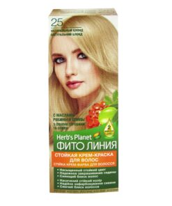 HERB’S PLANET Fito Līnija Noturīga matu krēmkrāsa Nr. 25 Dabīgi blonds, 2 x 25/25/10 ml