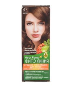 HERB’S PLANET Fito Līnija Noturīga matu krēmkrāsa Nr. 47 Kastanis, 2 x 25/25/10 ml