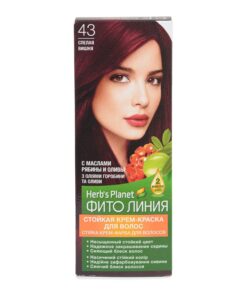 HERB’S PLANET Fito Līnija Noturīga matu krēmkrāsa Nr. 43 Saldais ķirsis, 2 x 25/25/10 ml