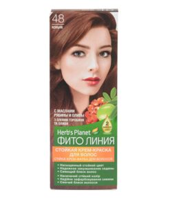 HERB’S PLANET Fito Līnija Noturīga matu krēmkrāsa Nr. 48 Konjaks, 2 x 25/25/10 ml