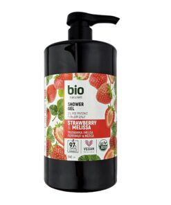 BIO NATURELL Dušas želeja Zemene un melisa, 946 ml