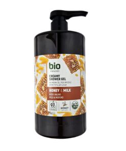 BIO NATURELL Krēmveida dušas želeja Medus un piens, 946 ml