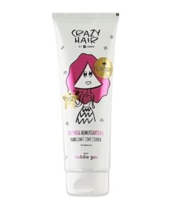 HISKIN Crazy Hair Mitrinošs kondicionieris sausiem un cietiem matiem ar košļājamas gumijas aromātu, 250 ml