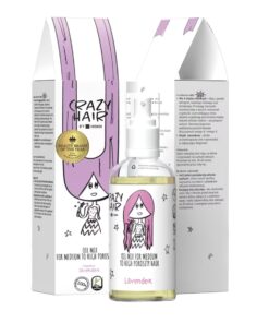 HISKIN Crazy Hair Масляная смесь для волос со средним и высоким уровнем пористости с ароматом лаванды, 100 мл