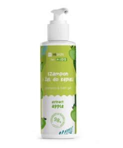 HISKIN KIDS Bērnu šampūns + vannas želeja 2 in 1ar ābolu ekstraktu,  280 ml