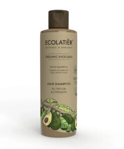 ECOLATIER Шампунь для волос Nutrition & Strength Organic Avocado, 250 мл