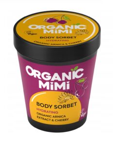 ORGANIC MIMI  Ķermeņa krēms - sorbets Hydrating Arnica & Cherry, 200 ml
