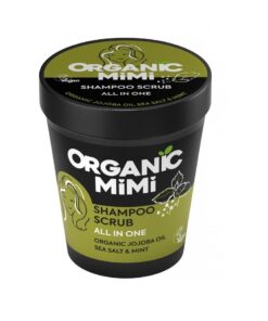 ORGANIC MIMI Шампунь – скраб All in One Sea Salt & Mint, 280 г