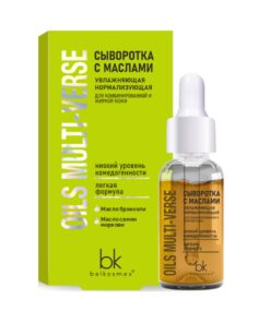 BELKOSMEX Oils Multi-Verse Mitrinošs normalizējošs serums ar eļļām kombinētai un taukainai ādai, 30 g