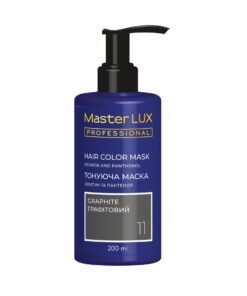 MASTER LUX Professional Tonējošā matu maska, tonis 11 Grafīta, 200 ml