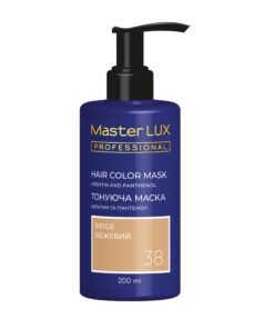 MASTER LUX Professional Tonuojanti  plaukų kaukė, tonas 38 Smėlinis, 200 ml
