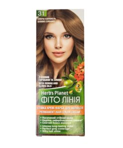 HERB’S PLANET Fito Līnija Noturīga matu krēmkrāsa Nr. 31 Spīdīgā karamele, 2 x 25/25/10 ml