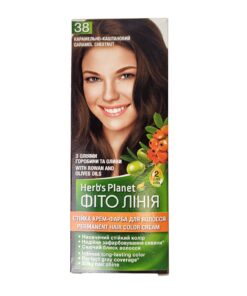 HERB’S PLANET Fito Līnija Noturīga matu krēmkrāsa Nr. 38 Karameļu kastanis , 2 x 25/25/10 ml
