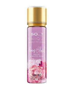 SO…? UNIQUE Peony Blush Парфюмерный спрей для тела Пион и белый мускус, 150 мл