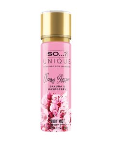 SO…? UNIQUE Cherry Blossom Парфюмерный спрей для тела Сакура и малина, 150 мл
