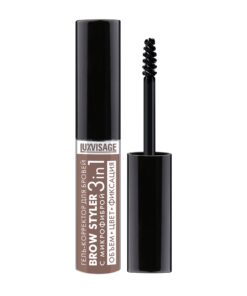 LUXVISAGE Brow Styler Гель-корректор для бровей с микрофиброй 3in1, 03  тон