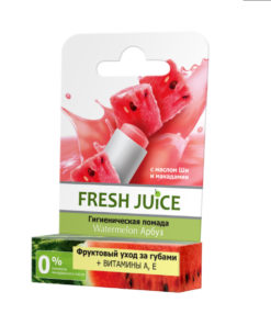Fresh Juice Higiēniskā lūpu krāsa Watermelon, 3,6 g individuālajā iepalojumā