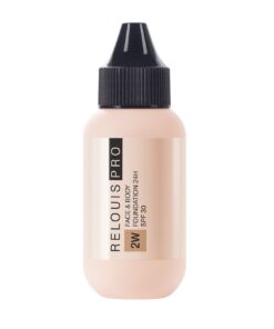 RELOUIS PRO Face&Body Foundation 24H SPF 30 Tonālais krēms, tonis 2W vidēji olīvu, 30 ml
