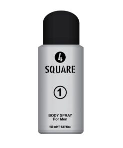 4 SQUARE 1 Спрей для тела для мужчин, 150 мл