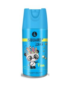 4 SQUARE Kids Fun Ķermeņa sprejs - dezodorants, 150 ml
