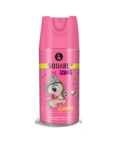 4 SQUARE Kids Candy Ķermeņa sprejs - dezodorants, 150 ml