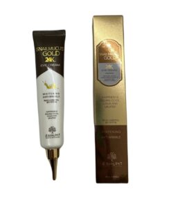ESHUMI Snailmucus 24k Gold Krēms ādai ap acīm ar gliemežu mucīnu un zeltu Balinošs/Pretgrumbu, 40 ml