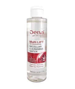 DeBa Multi Lift Micelārais ūdens ar hialuronskābi, 200 ml