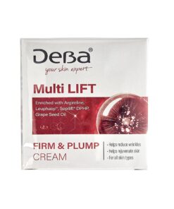 DeBa Multi Lift Firm & Plump Atjauninošs sejas krēms ar vitamīnu un liftinga kompleksu, 50 ml