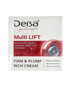 DeBa Multi Lift Firm & Plump Atjauninošs sejas krēms ar peptīdu kompleksu un šī sviestu, 50 ml