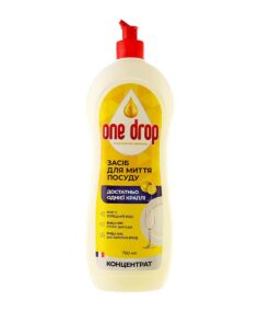 ONE DROP Trauku mazgāšanas līdzeklis ar citrona aromātu Koncentrāts, 750 ml