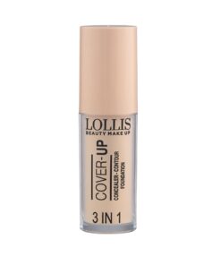 LOLLIS Cover-up 3in1 Konsīleris - kontūrēšanas līdzeklis - tonālais krēms, tonis 05, 5.5 ml