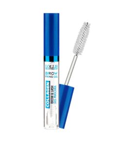 LOLLIS Collagen Brow & Lash Fixing Gel Mascara Fiksējošā uzacu un skropstu želeja, tonis 01, 4 ml