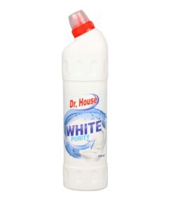 DR.HOUSE White Purity Līdzeklis tualetes podu un sanitāro virsmu tīrīšanai, 750 ml