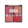 LOLLIS Blush Palette Vaigu sārtuma palete, 4 krāsas, 02, 28 g